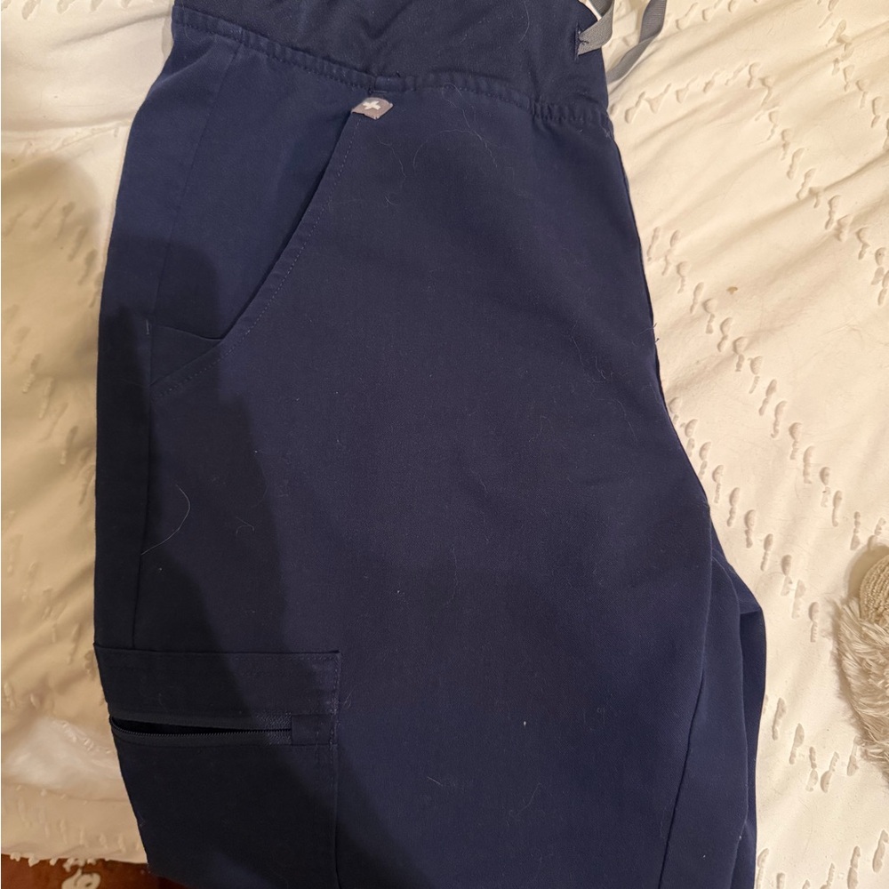 Figs Technical Collection Navy Scrub Pants